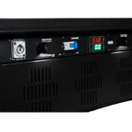 ProX 10 way power distribution unit rear panel showing LED indicators, USB port, and power cord connection
