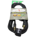ProX 10 foot 3.5mm TRS audio cable with gold-plated connectors close-up detail view