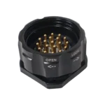 ProX 19-pin panel-mount power connector male solder type front view