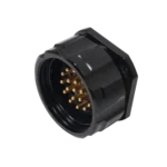 ProX 19-pin panel-mount male power connector solder type terminals close-up detail view