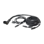 ProX 19-pin power distribution cable with Kupo connector and True1 outputs, 12AWG SJOOW construction detail
