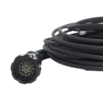 ProX 19-pin power distribution cable with Kupo connector and six True1 outputs in professional live sound setup