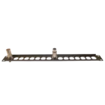ProX 1U rack panel punched for 16 XLR connectors, showing detailed connector layout and mounting configuration