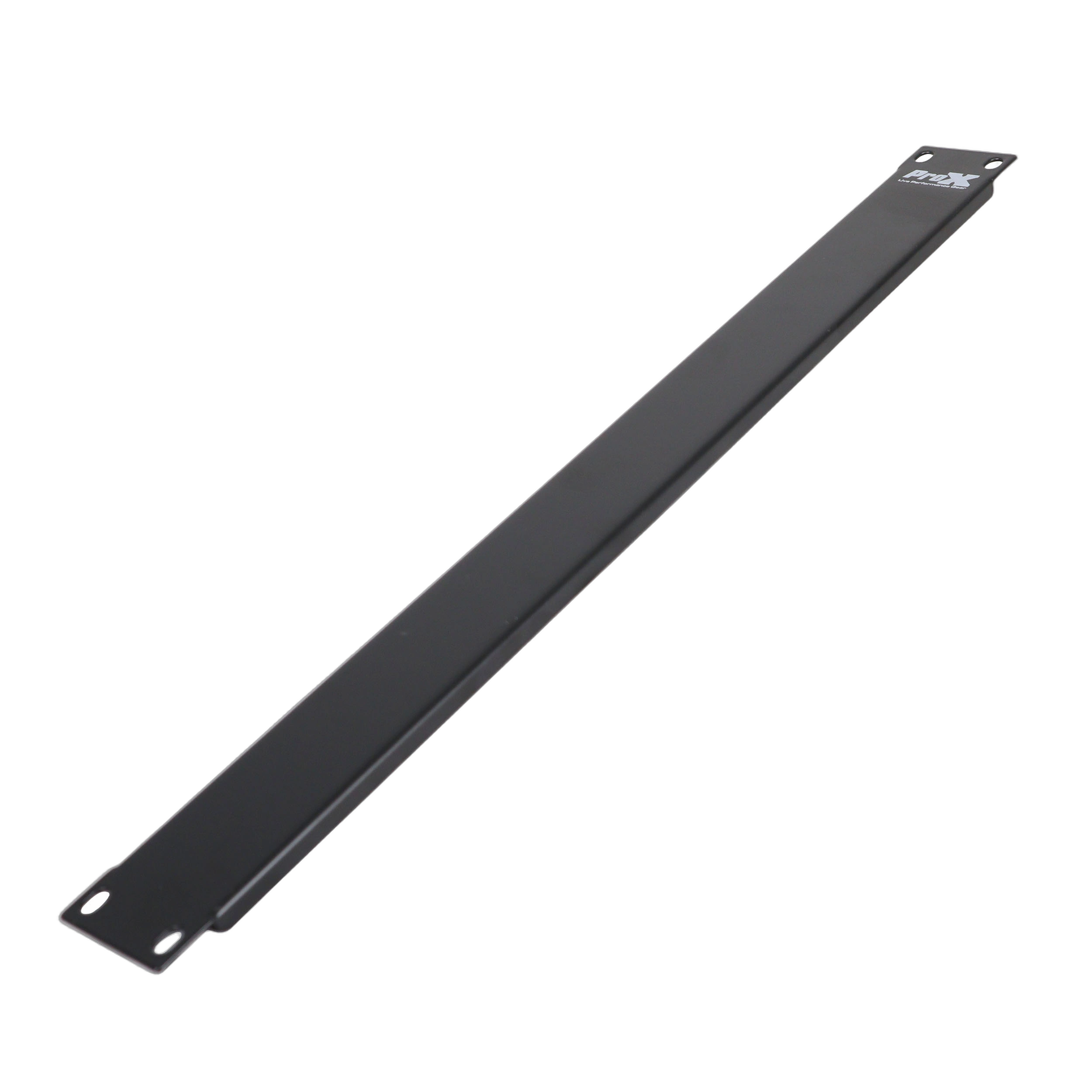 ProX 1U Rack Panel Blank Space ProX 1U rack panel blank space front view professional audio equipment