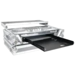 ProX 1U ventilated sliding rack tray shelf mounted in 19-inch standard equipment rack installation
