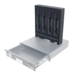 ProX replacement foam insert for 2U rack drawer designed to hold four microphones securely