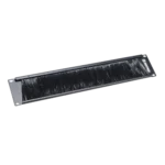 ProX 2U rack panel brush cable management slot strips showing brush design detail