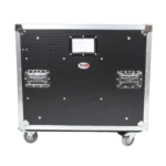 ProX 2X12U 24 inch deep vertical rack case dimensional specifications and measurements diagram