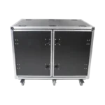 ProX 2X16U 24 inch deep vertical rack case dimensional specifications and measurements diagram