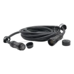 ProX 30 ft. 19-pin power distro extension cable with male to female connectors and 12AWG SJOOW jacket