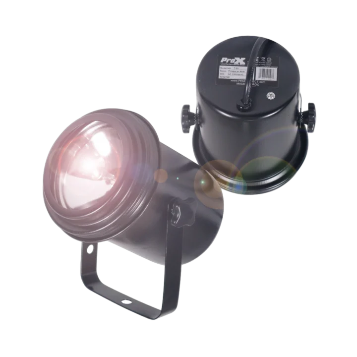 ProX 30W PAR 36 pin spot light fixture with economic lamp and bulb for DJ stage lighting