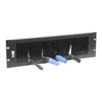 ProX 3U rack panel brush cable management slot strips close-up detail view
