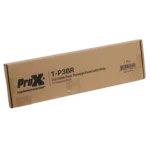 ProX 3U rack panel brush cable management slot strips shown from side angle with brush bristles visible