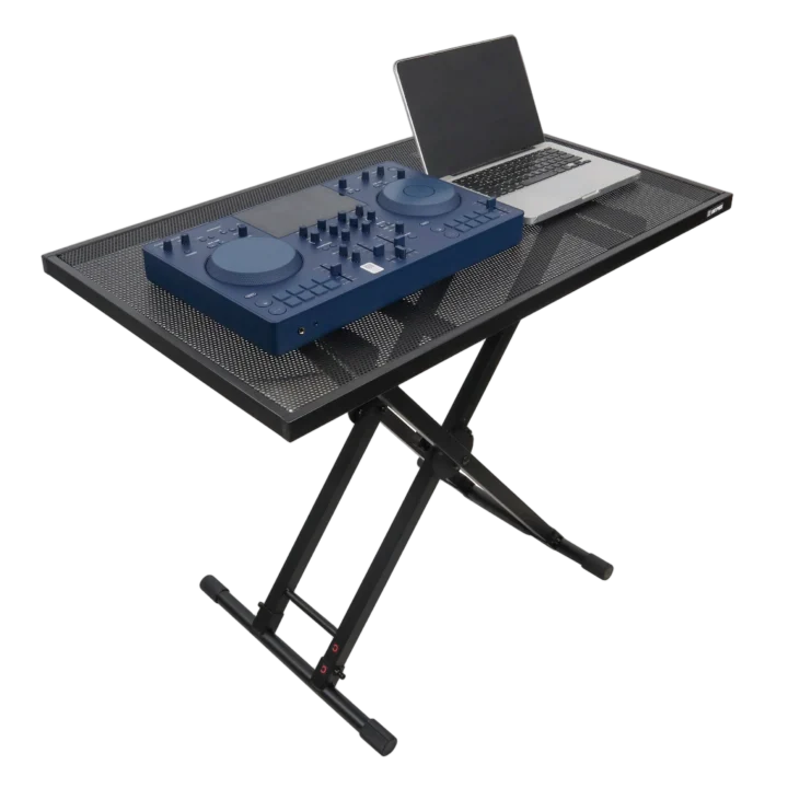 ProX 40X24 utility keyboard stand table top for DJ controllers and MIDI equipment