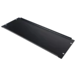 ProX 4U rack panel blank space with brushed aluminum finish and mounting hardware