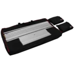 ProX 5 Panel Silver Frame DJ Facade dimensional specifications and measurements diagram