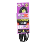ProX 3-foot 5-pin DMX cable showing XLR connector detail and cable construction