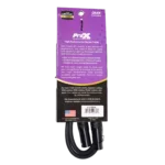ProX 5-pin DMX cable connector detail showing professional XLR termination and pin configuration
