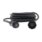 ProX 50 foot 19-pin power distribution extension cable male to female connector side profile