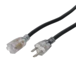 ProX 50 foot power extension cord with NEMA 5-15P to 5-15R connectors, 12AWG SJTW cable