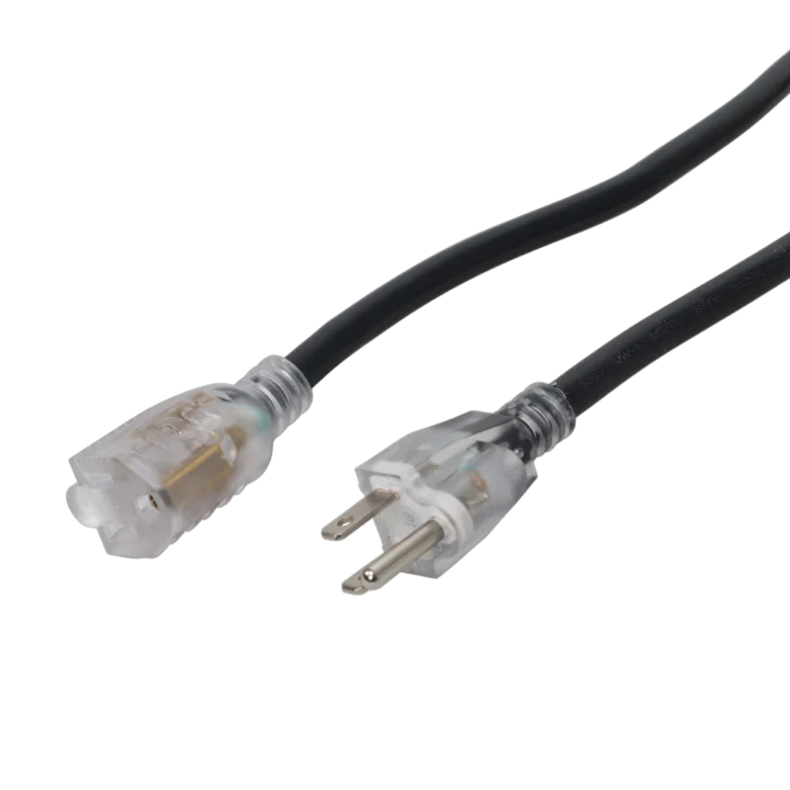 ProX 50 foot power extension cord with NEMA 5-15P to 5-15R connectors, 14AWG SJTW cable