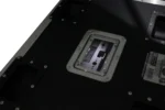 ProX 5x7 inch acrylic clear high impact recessed dish mounted in professional audio installation