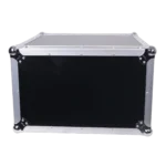 ProX T-6RSP 6U amp rack case showing recessed handle design and shockproof construction