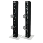 ProX 8.20 FT box truss with three-sided black scrim cover and carrying bag