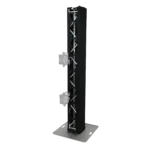 ProX 8.20 FT box truss with black scrim cover showing fabric detail and attachment points