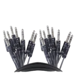 ProX 10 foot 8-channel snake cable with 1/4 inch TRS balanced connectors