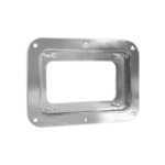 ProX 5x7 inch acrylic clear high impact recessed dish with professional lighting fixture detail