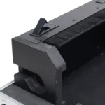 ProX flight case for Allen & Heath AVANTIS SOLO mixer with doghouse compartment and caster wheels detail view