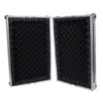 ProX ATA style 6U shockproof rack mount amplifier case with recessed handles and 20 inch depth