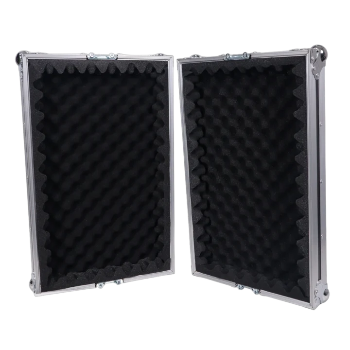 ProX ATA style 6U shockproof rack mount amplifier case with recessed handles and 20 inch depth
