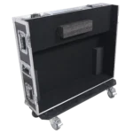 ProX ATA flight case with doghouse and caster wheels protecting PreSonus STUDIOLIVE mixer console
