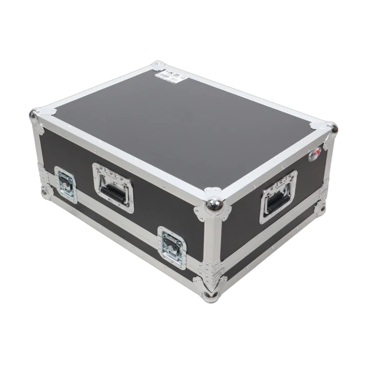 ProX ATA flight case for TASCAM Sonicview 16XP mixer showing reinforced side panel and handle