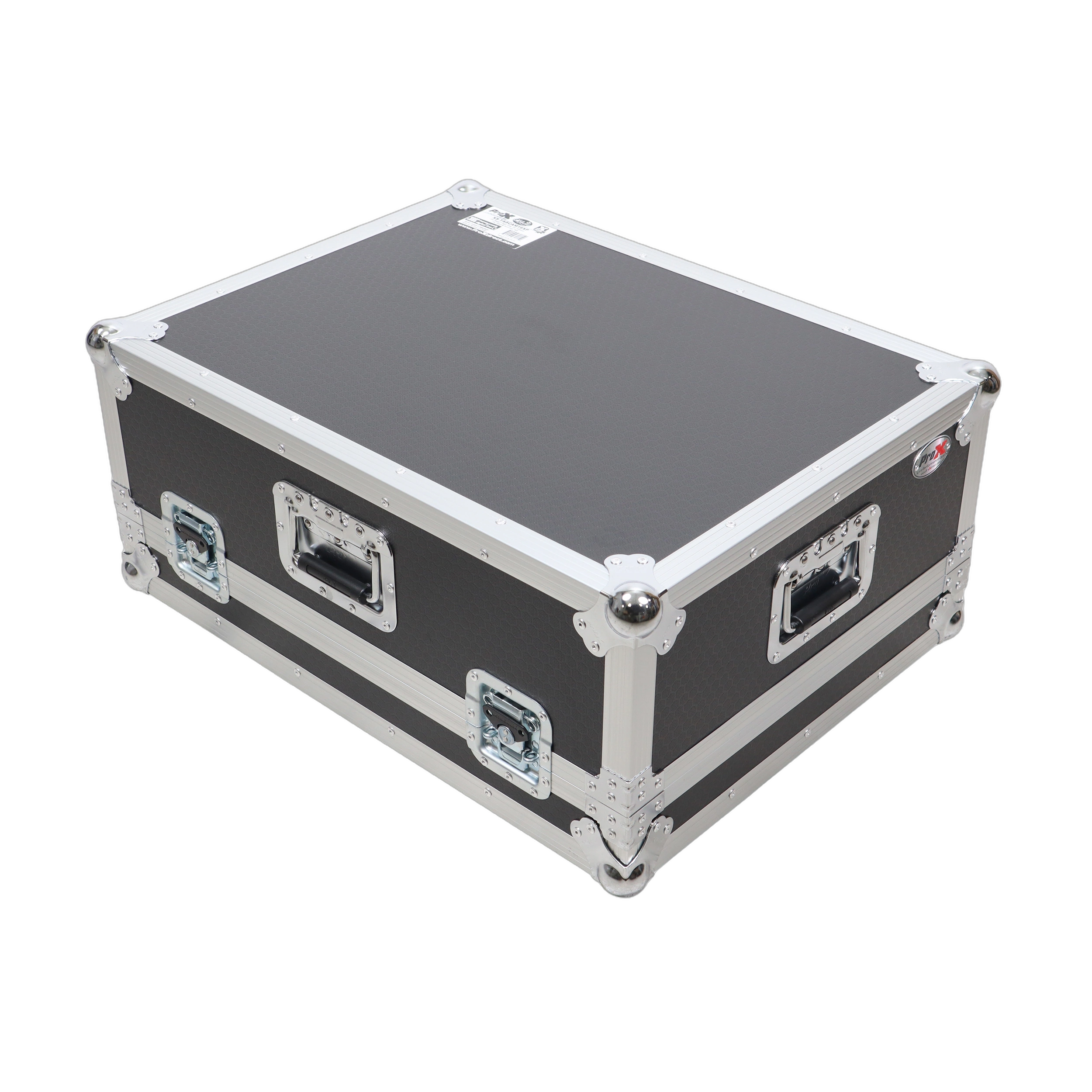 ProX ATA Flight Case TASCAM Sonicview 16XP Side View ProX ATA flight case for TASCAM Sonicview 16XP mixer showing reinforced side panel and handle