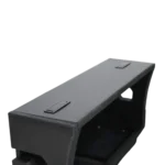 ProX ATA flight case for Yamaha DM7 compact mixer with doghouse and casters dimensional diagram specifications