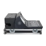 ProX ATA flight case for Yamaha DM7 compact mixer with doghouse compartment and caster wheels