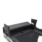 ProX ATA flight case for Yamaha DM7 digital audio mixer showing rear panel with cable management and ventilation