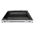 ProX ATA flight case for Yamaha TF1 digital audio mixer showing protective interior foam padding and console fit