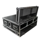 ProX ATA flight case for Midas M32 mixer with doghouse compartment dimensional specifications and measurements