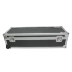 ProX ATA utility flight case with low profile wheels in professional studio transport application setup