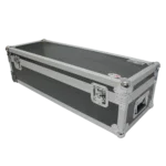 ProX ATA utility flight case with low profile wheels, side profile showing depth and handle
