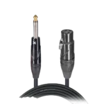 ProX 10 foot audio cable with 1/4 inch TS to XLR-F connectors, unbalanced connection
