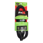 ProX audio cable showing 3.5mm TRS jack and XLR-M connector ends detail