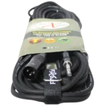ProX 50 foot balanced audio cable with 1/4 inch TRS to XLR-M connectors close-up