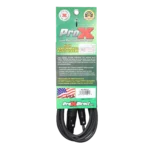 ProX 10 foot audio cable with 1/4 inch TS and XLR-F connectors, unbalanced connection