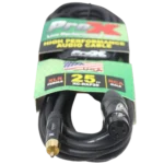ProX 25 foot audio cable with RCA connector and XLR-F connector, professional grade construction