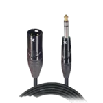 ProX 50 foot balanced audio cable with 1/4 inch TRS to XLR-M connectors, coiled product view